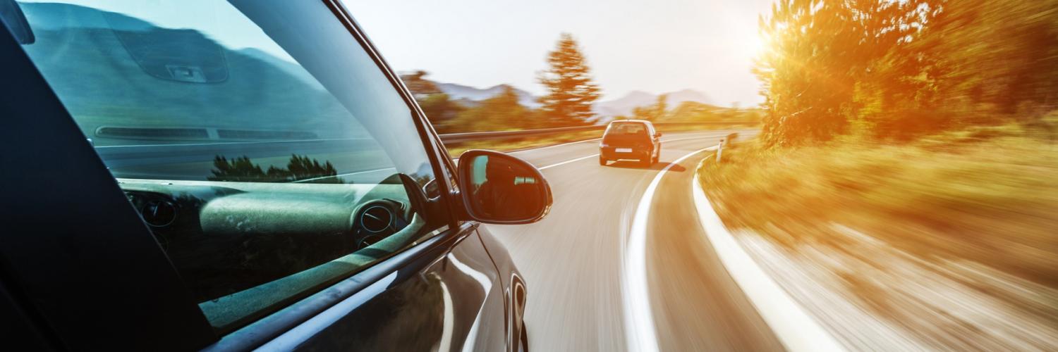 image of cars in road