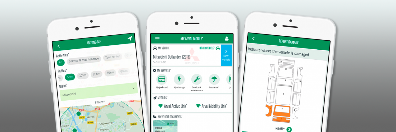 arval mobile desde un smartphone