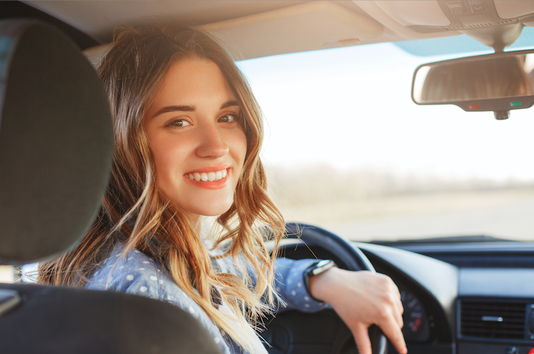 Woman at the wheel